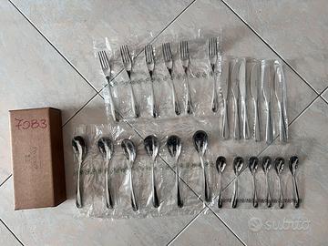 Posate set 24 pezzi in acciaio Pinti 1929