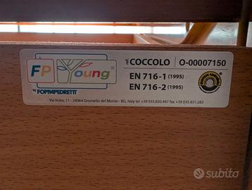 Lettino Foppapedretti bambini 0-5