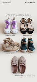 Lotto scarpe bambina 30