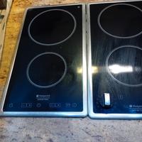 2 fornelli a induzione e 1 vetroceramica