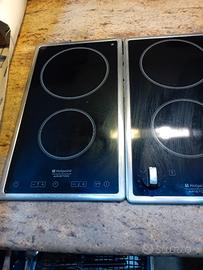 2 fornelli a induzione e 1 vetroceramica