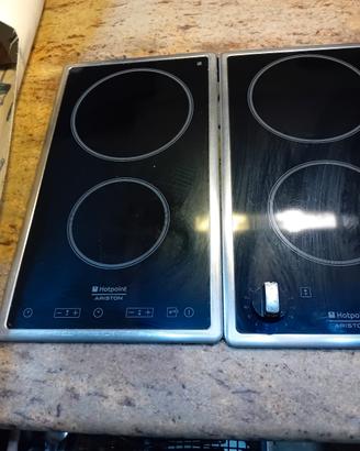 2 fornelli a induzione e 1 vetroceramica