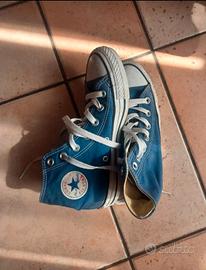 Converse all star blu