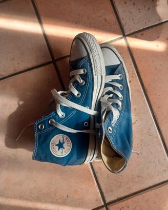 Converse all star blu