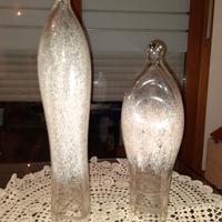 Coppia statue(uomo e donna). vetro murano 60's