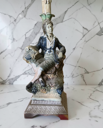 Raro Decanter Borghini Ceramica M Coronata 1900