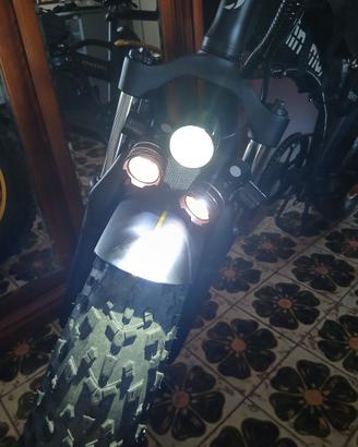 kit doppio fare + sella ammortizzata per  ebike