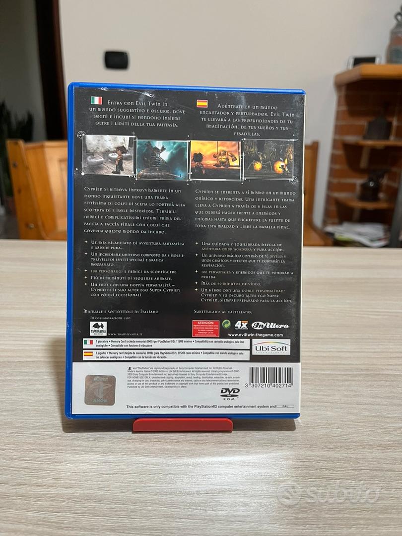 EVIL TWIN CYPRIEN'S CHRONICLES – PLAYSTATION 2 PS2 – PAL ITA NUOVO SIGILLATO – Ogni Giorno è un Nuovo Livello NerD