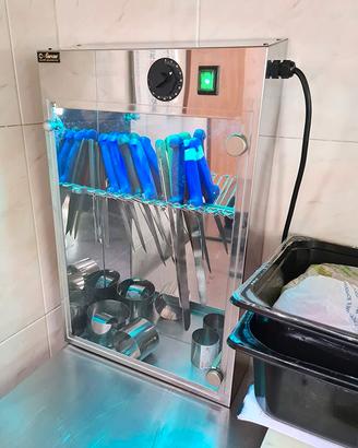 set di coltelli con sterilizzatore usati
