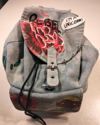 Zaino donna  in jeans