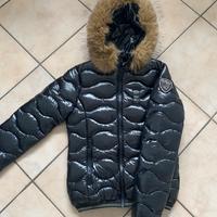 Piumino blauer da donna nero lucido