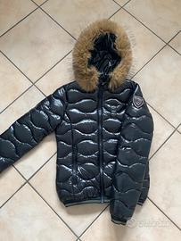 Piumino blauer da donna nero lucido