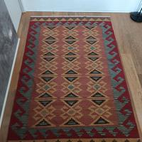 TAPPETO KILIM ARTIGIANALE ORIGINALE  FATTO A MANO