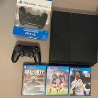 PlayStation 4, 1T di memoria piu giochi e joystick
