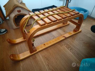 Slittino in legno
