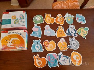 Il gioco degli abbracci tessere animali Clementoni