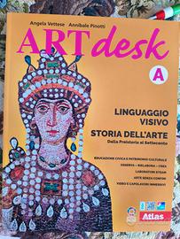 libri scuola media arte "Art Desk"