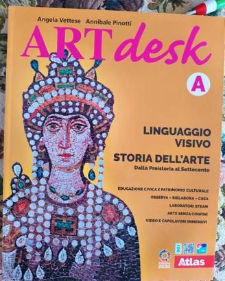 libri scuola media arte "Art Desk"