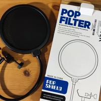 Pop filter microfono