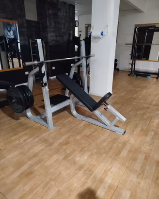 panca piana panca inclinata palestra