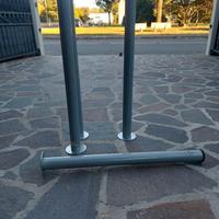 Gambe in metallo alte 70 cm ideali per creare tavo