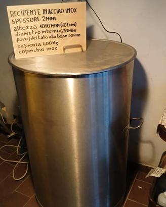 Maturatore Miele in acciaio inox