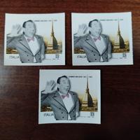 3 francobolli Erminio Macario  Tariffa B  NUOVI