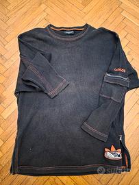 Felpa Adidas Originale Nera | Vintage 