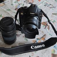Canon eos 350d + due obbiettivi + Battery grip
