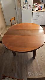 Tavolo tondo allungabile