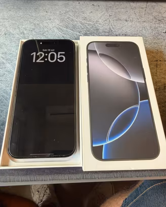 Iphone 16 pro max 256 gb black