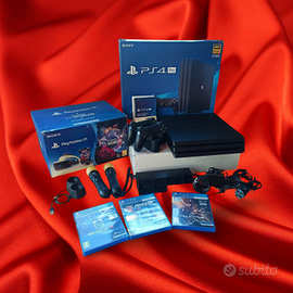 Lotto Ps4 Pro 4K 1Tb. VR1 e accessori