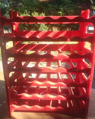 Portabottiglie modulare in plastica