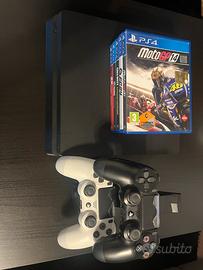 Ps4 1tb 2 joystick con caricatore e 5 giochi
