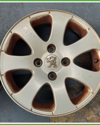 Cerchio Singolo in Lega PEUGEOT 307 dal 04/2001 al