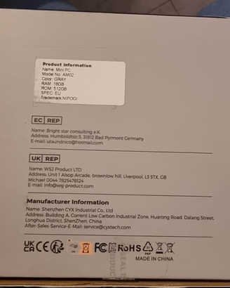 Mini PC NiPoGi – Ryzen 7 / 16GB RAM / 512GB SSD