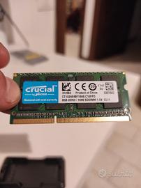 Ram Crucial 8GB 1,5V nuova