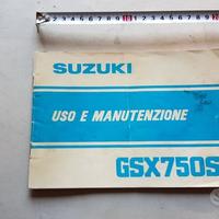 Suzuki GSX 750 S Katana 1981 manuale uso italiano