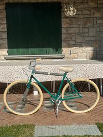 Bicicletta Alpina da passeggio verde acqua NUOVA