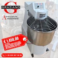 IMPASTATRICE SPIRALE da 40 kg VARIATORE VELOCITÀ