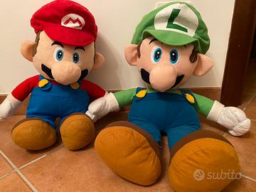 Coppia peluche Mario e Luigi