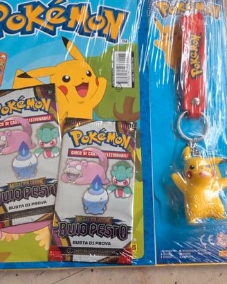 pokemon rivista bustine portachiavi