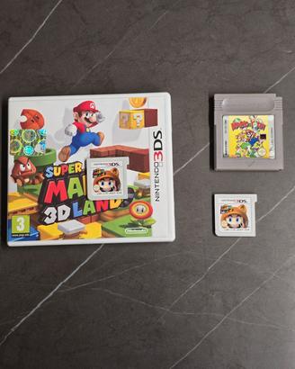 Lotto Giochi Super Mario Game Boy e Nintendo 3DS