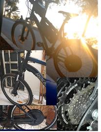 E Bike MTB Full 26 bici elettrica 1000w 48v