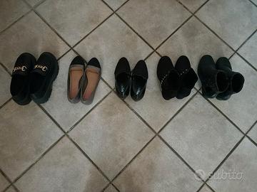 Varie scarpe e tronchetti donna  