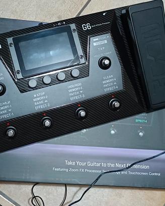 Multi effetto chitarra Zoom G6