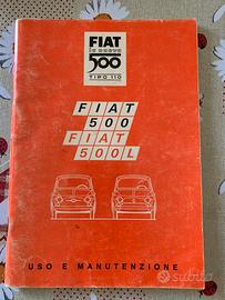 Libricino originale Fiat 500