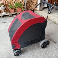 carrello per cani con ruote