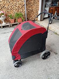 carrello per cani con ruote