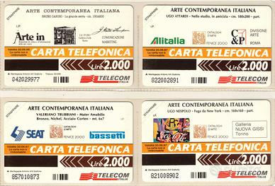 Schede Telefoniche "Arte Contemporanea Italiana"
